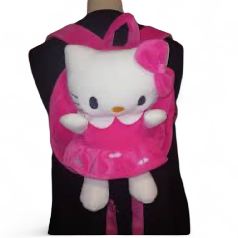 Hello Kitty Safety Harness Plush Backpack Adjustable Shoulder/Waist/Safety Strap